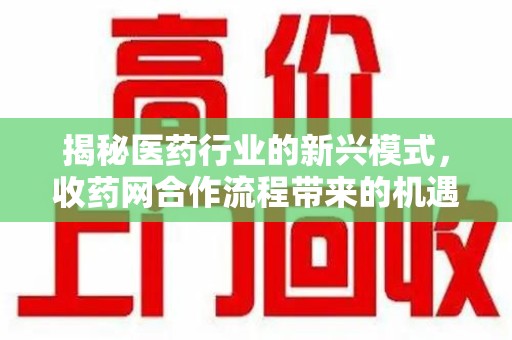 上海揭秘医药行业的新兴模式，收药网合作流程带来的机遇与挑战
