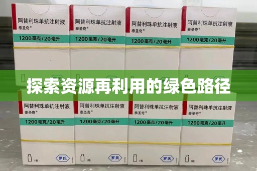 上海探索资源再利用的绿色路径