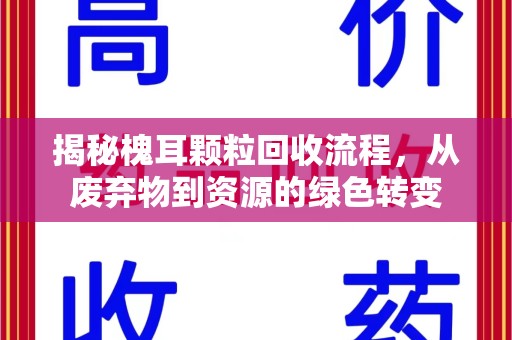 上海揭秘槐耳颗粒回收流程，从废弃物到资源的绿色转变