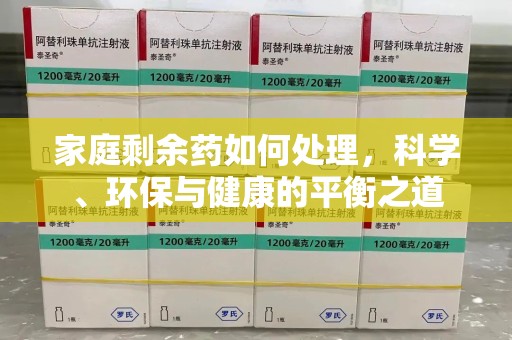 上海家庭剩余药如何处理，科学、环保与健康的平衡之道